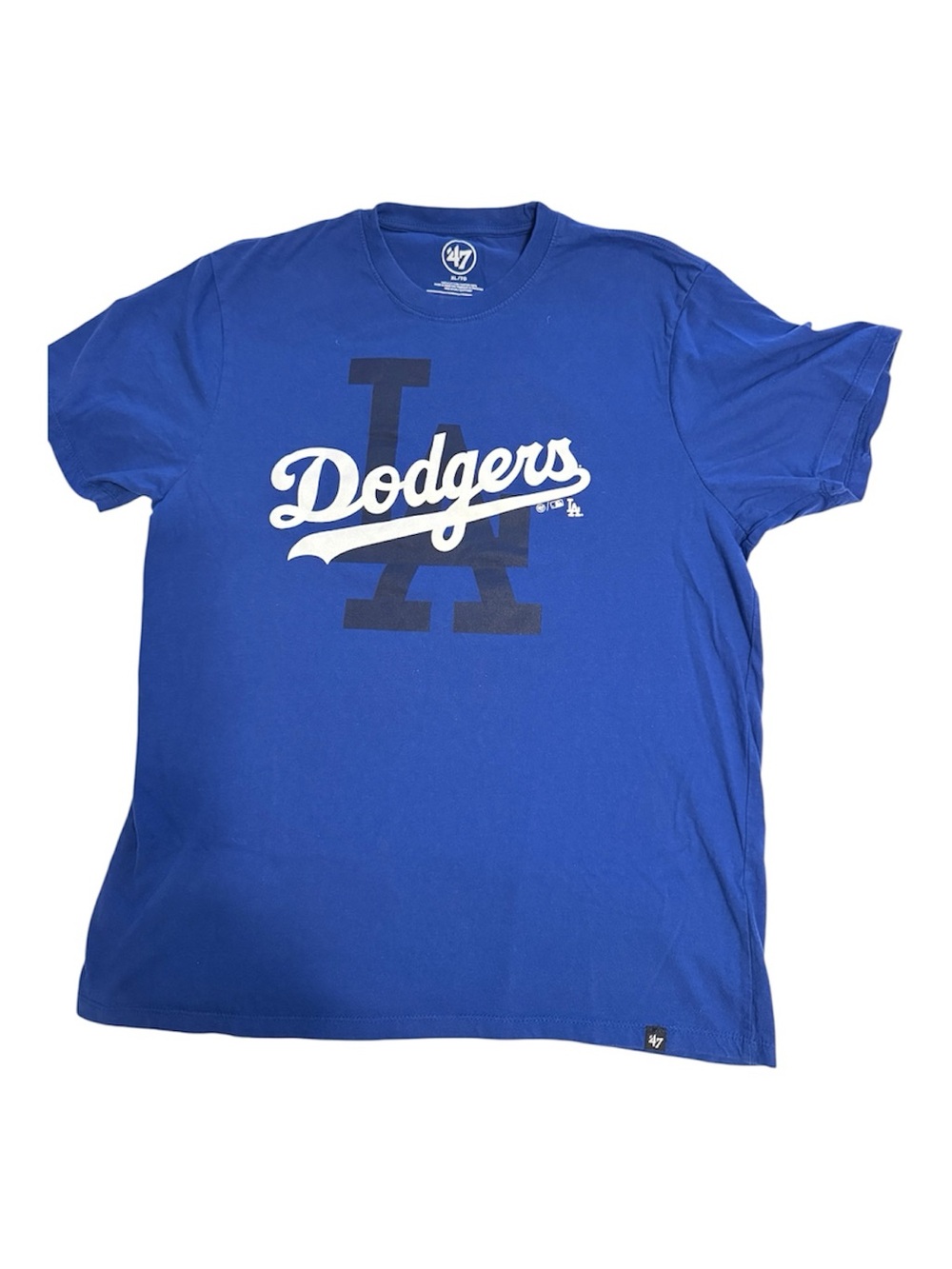 LA Dodgers Men’s ‘47 Brand Blue Shadow T-Shirt